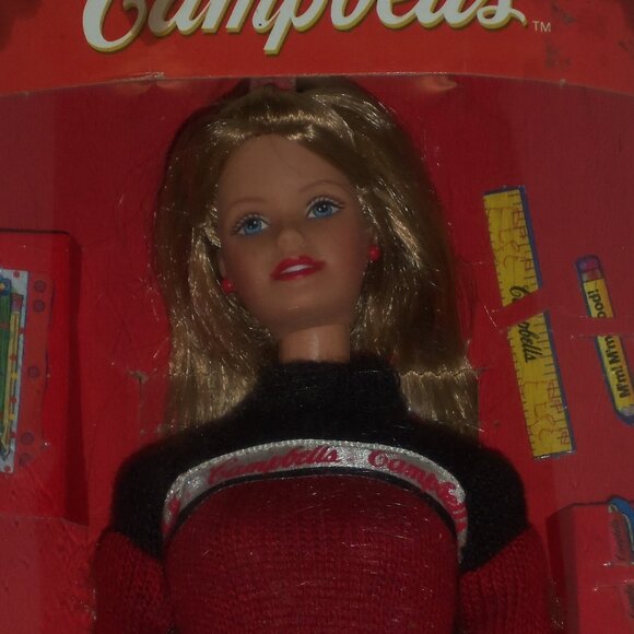 Campbell's Alphabet Souup Barbie Doll 1999 - Picture 3 of 12